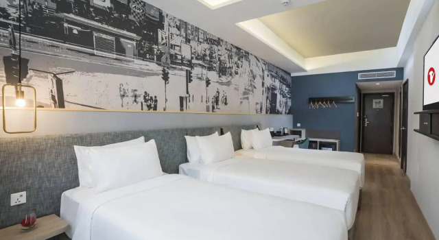 Трёхместный номер Deluxe ibis Styles Kuala Lumpur Bukit Bintang