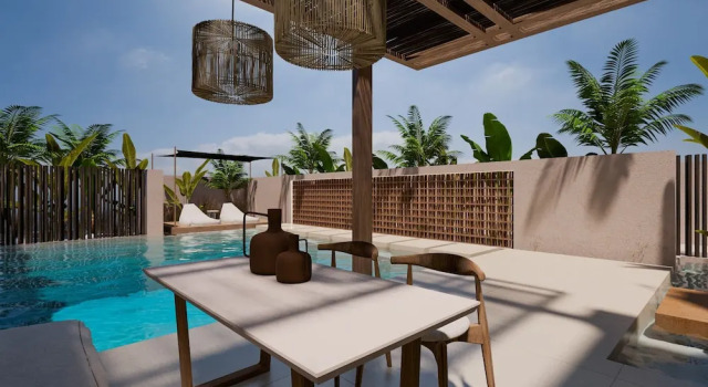 Люкс Luxury с видом на бассейн Socrates Hotel & Villas Malia Beach