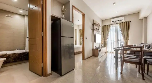 Standard Doppel Zimmer 1 Schlafzimmer mit Balkon und mit Stadtblick Grande Valore Hotel Cikarang