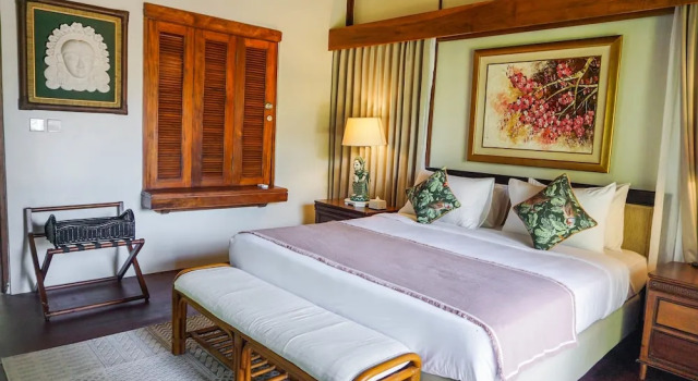 Двухместный номер Deluxe с видом на бассейн Umah Lawas Ubud