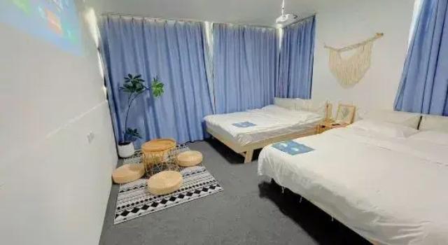 Кровать в общем номере Shenzhen Xiyong Sanke Xiaoshu Homestay