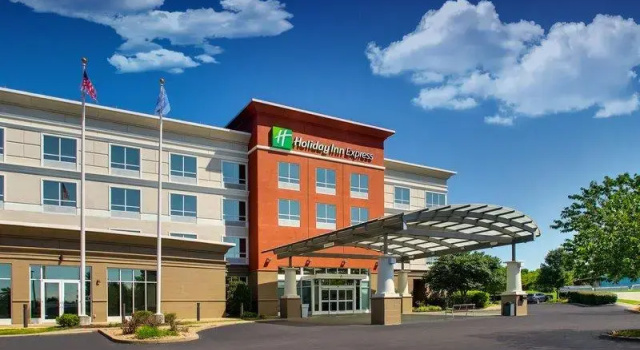 Кровать в общем номере Holiday Inn Express Georgetown by IHG