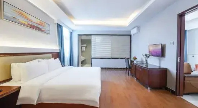 Dyrektorski suite i balkonem i z widokiem na miasto Boqi Premium Hotel (Shenzhen Bao'an Songgang Branch)