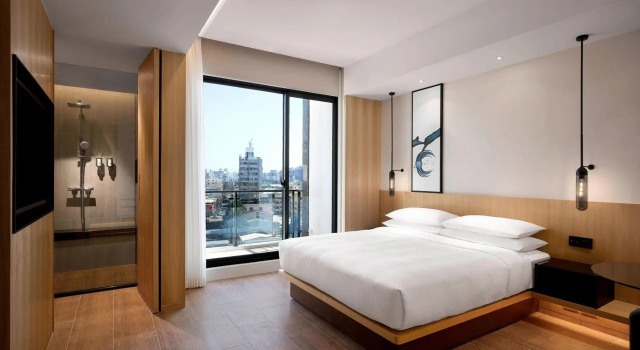 Двухместный номер Deluxe Fairfield by Marriott Taichung