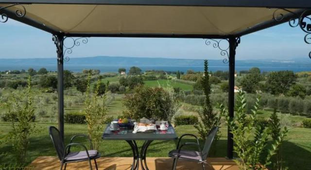 Апартаменты с видом на сад Agriturismo Parco di Canuleio - con vista sul Lago