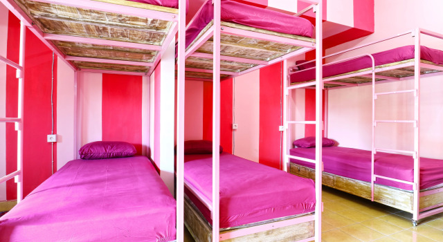 Кровать в общем номере (женский номер) Balini 9 Hostel