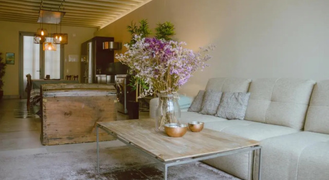 Apartamento Bizcocheros con piscina y jardin