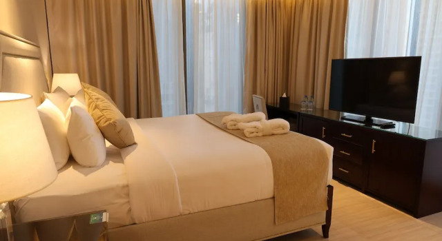 Люкс Executive с 2 комнатами с видом на море Westpac Hotel & Suites - Westbay Doha