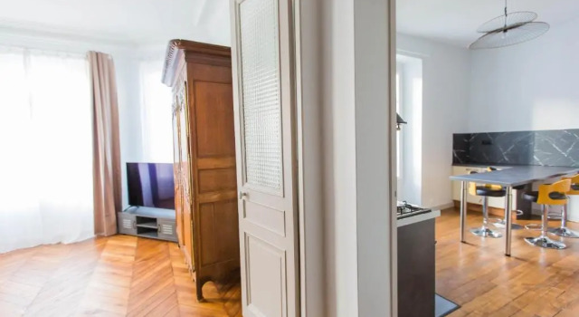 Апартаменты c 1 комнатой Appartement haussmannien proche gare