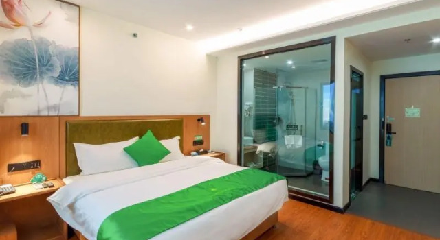 GreenTree Inn Express Neijiang Zizhong County China Railway City Center, Book Hotel Hotels in Neijiang with Parking, Parking