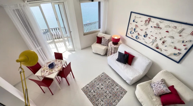 Семейные апартаменты с 2 комнатами с видом на море Due Relais - Panoramic Sea View Suites