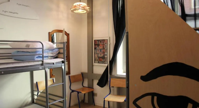 Кровать в общем номере Globalhagen hostel