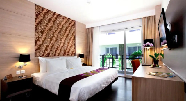 Двухместный номер Deluxe с балконом b Hotel Bali & Spa