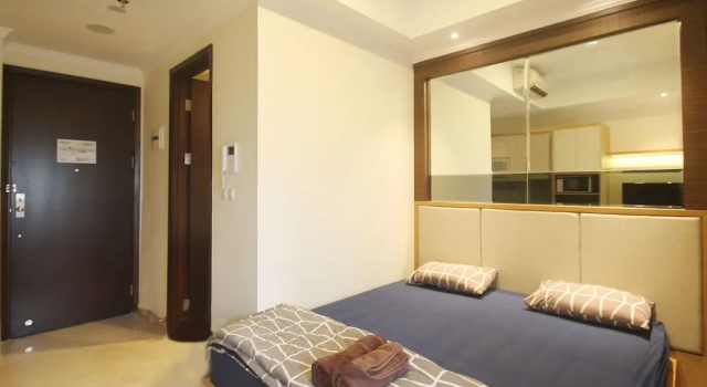 Двухместная студия Standard с видом на город Apartemen Menteng Park by Aparian