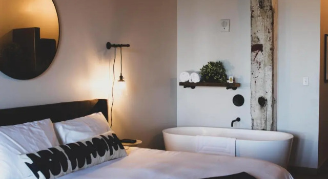 Двухместный люкс с видом на реку Bowline Hotel