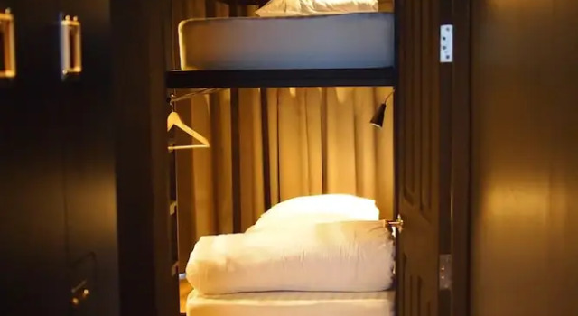 Кровать в общем номере C40Winks Hostel