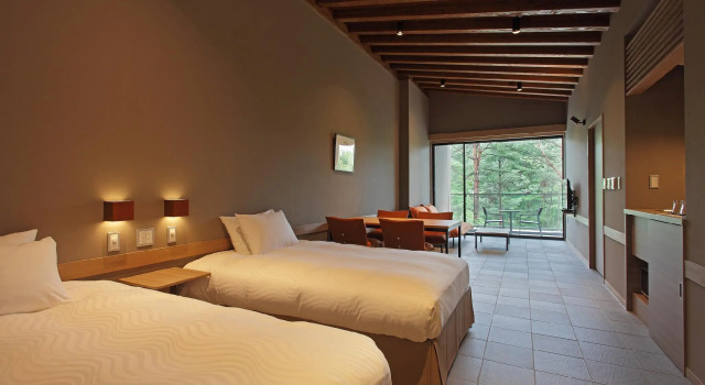 Номер Deluxe с видом на реку Regina Resort Karuizawa Mikageyousui