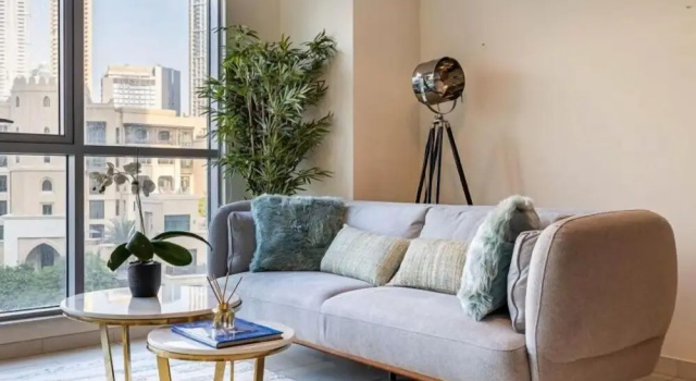 1B-Burj Res T7-302B by bnbme homes, Забронировать Отель Даунтаун Дубай , рядом с Дубайский аквариум