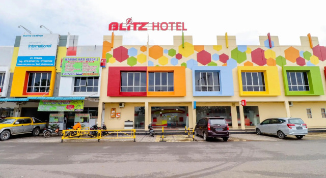 Bett im Wohnheim Blitz Hotel Batam Near Sultan Mahmud Riayat Shah