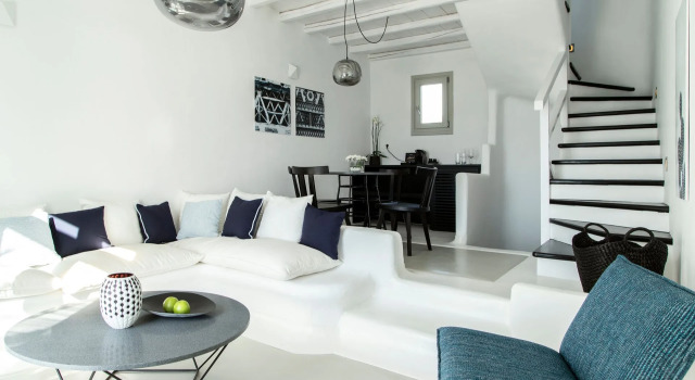 Семейные мезонет с видом на море Nimbus Mykonos
