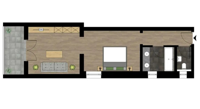 Семейный номер Standard с балконом Alpenhotel Zimba