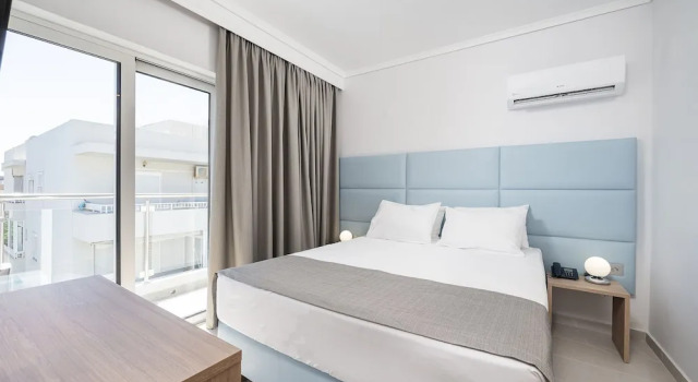 Двухместные апартаменты с балконом Poseidon Hotel and Apartments