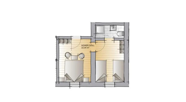 Семейный номер Standard Gästehaus Siegllehen