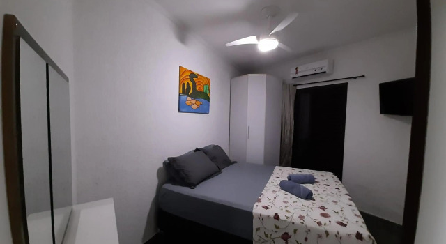 Apartamento Centro de Bertioga 100MTS da praia.
