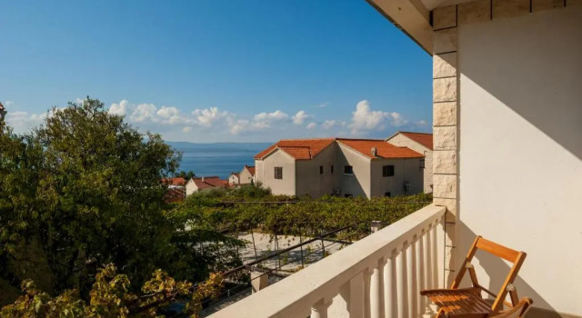 Апартаменты с балконом и с видом на море Villa Livia Apartments