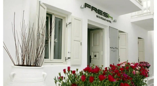 Fresh Boutique Hotel, Забронировать Бутик-отель Бутик-отели Миконоса, рядом с Пляж Хорас Микону, Бутик-отель