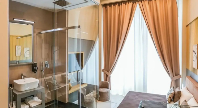 Люкс Executive c 1 комнатой с балконом и с видом на город Maison San Carlo Luxury Suites