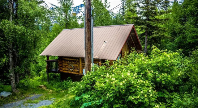 Семейный номер Standard с видом на озеро Midnight Sun Log Cabins