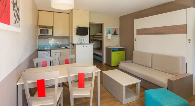 Студия Pierre & Vacances Résidence Les Jardins Ombragés