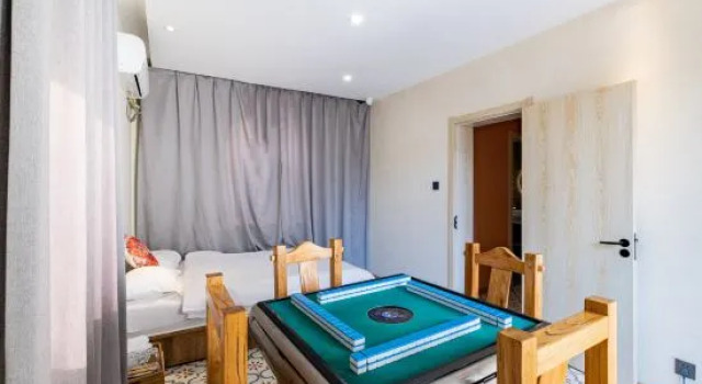 Кровать в общем номере Sanmengji Ganhai Holiday Courtyard (Laoshan Scenic Spot Branch)