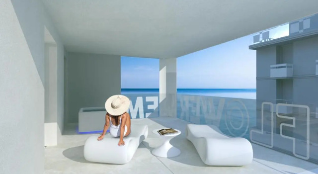 Трёхместный номер Superior с частичным видом на море Unico Hotel Caorle