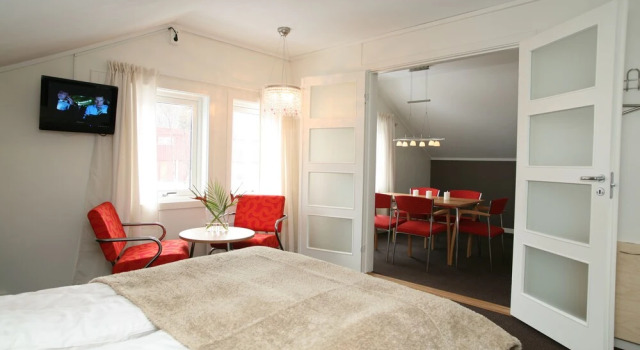 Четырёхместный семейный номер Standard Breidablikk Guesthouse
