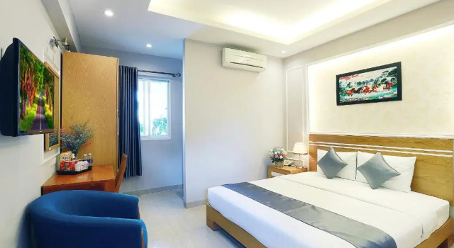 Двухместный номер Deluxe с красивым видом из окна Lucky Star Hotel 266 De Tham