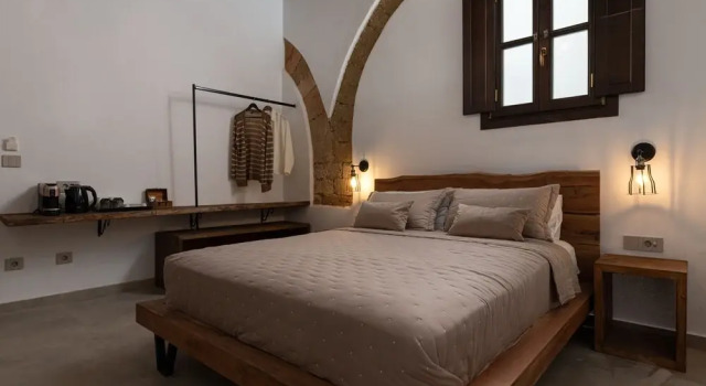 Двухместный номер Deluxe Цокольный этаж с видом на внутренний двор Ancient Knights Luxury Suites