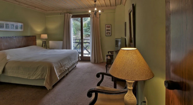 Двухместный номер Deluxe с балконом и с видом на горы Boutique Hotel Skamnos Arachova