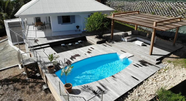 Вилла с 3 комнатами Villa Thomana, piscine, vue mer et plage à 100m