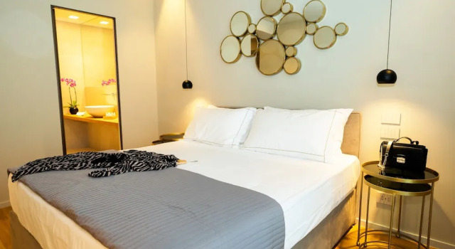 Camera doppia Deluxe con balcone Elite Accommodations & Hydromassage Pool