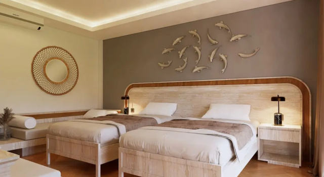 Двухместный номер Deluxe с видом на сад Lovina Haven Boutique Resort