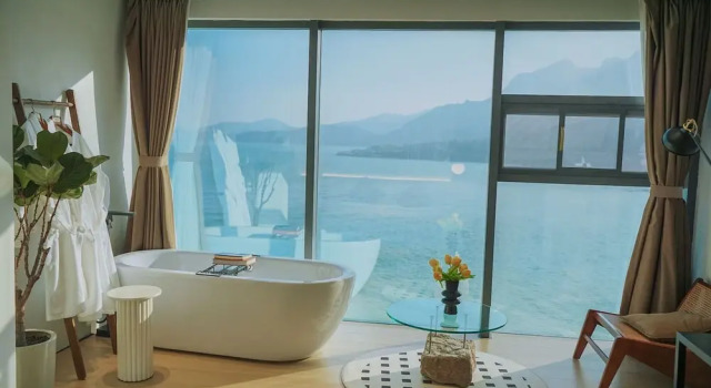 Номер Standard с видом на море Qingdao Momer Cliff Ocean View Villas