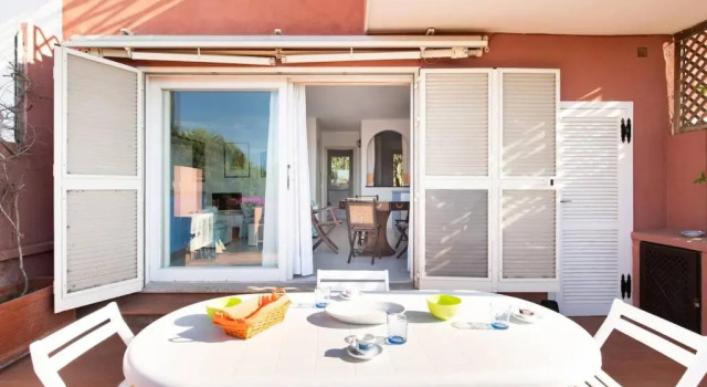 Апартаменты RESIDENZA SUL PORTO - Terrazza Vista Mare Porto Rotondo - Patio - AC