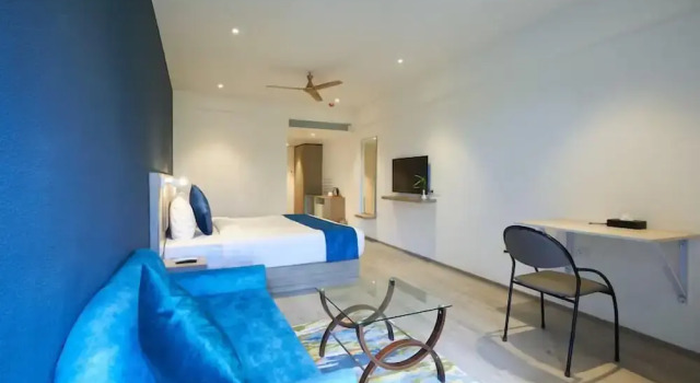 Номер Premium с балконом и с красивым видом из окна Ikshana Resort and Spa, Khandala