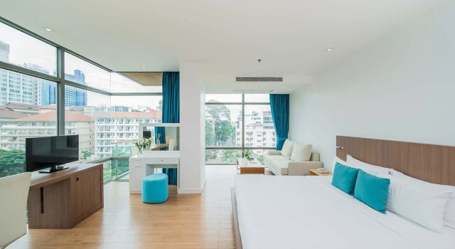 Люкс c 1 комнатой Seven Zea Chic Hotel
