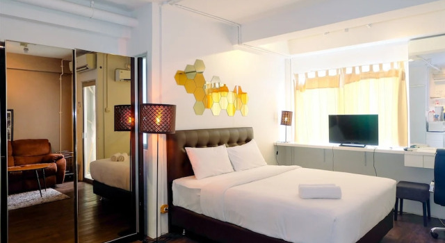 Номер Standard Large and Minimalist Studio at Pakubuwono Terrace Apartment