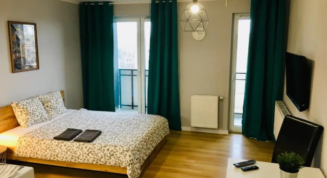 Двухместный номер Standard с балконом Holdek Apartamenty Ceglana