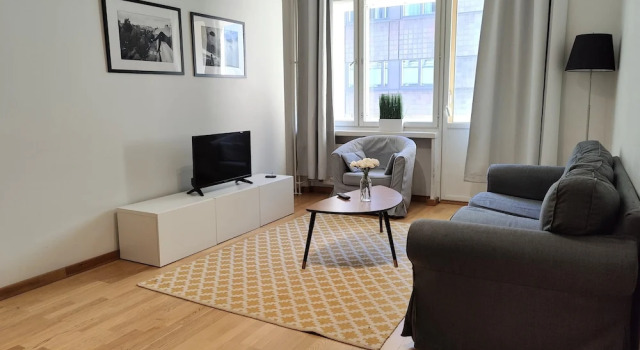 Kotimaailma Aparthotel Kamppi 1BR with balcony, Забронировать Отель Отели Хельсинки 3 звезды, рядом с Музей естественной истории Хельсинки, 3*