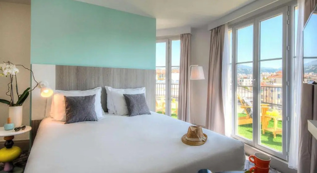 Двухместный номер с террасой с видом на город Ibis Styles Nice Centre Gare